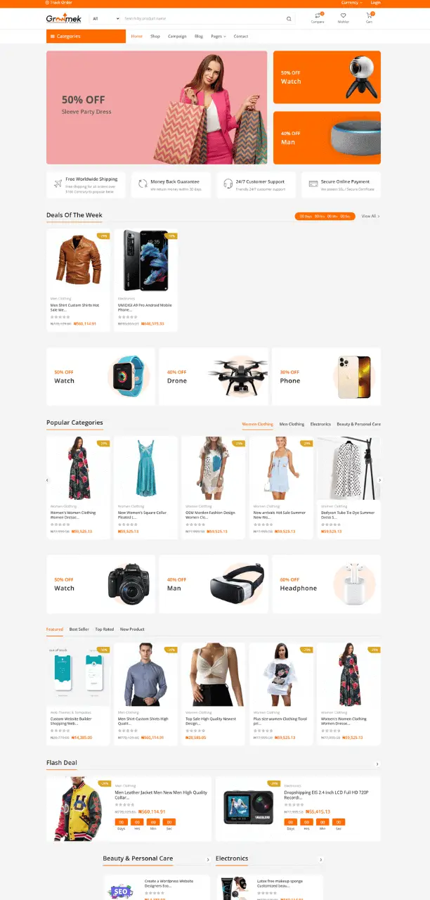 Laravel eCommerce script - CMS